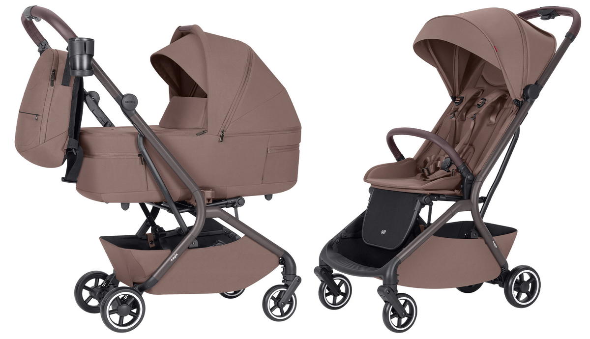 Коляска 2в1 Carrello Magia CRL-6555 коричневый - фото 1