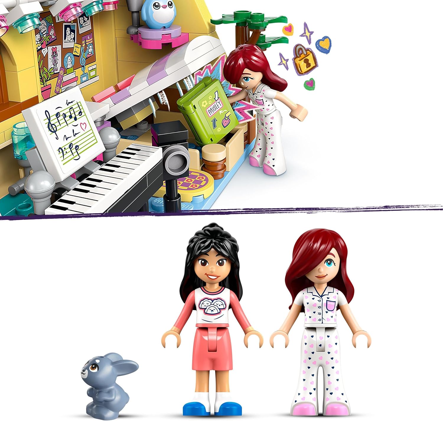 Конструктор LEGO Friends Комната Пейсли блочный - фото 4