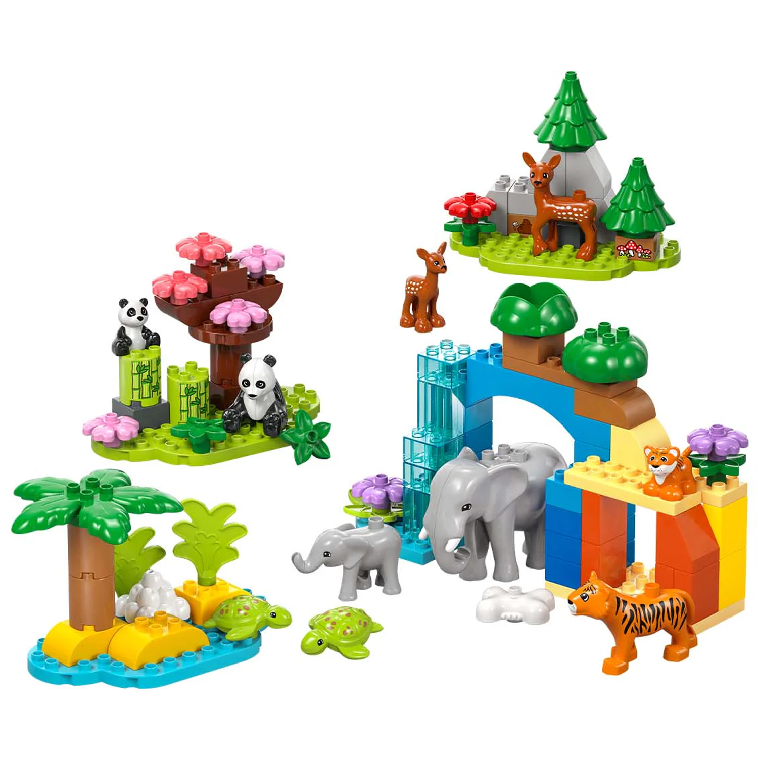 Конструктор LEGO DUPLO Семейства диких животных 92 дет. - фото 2