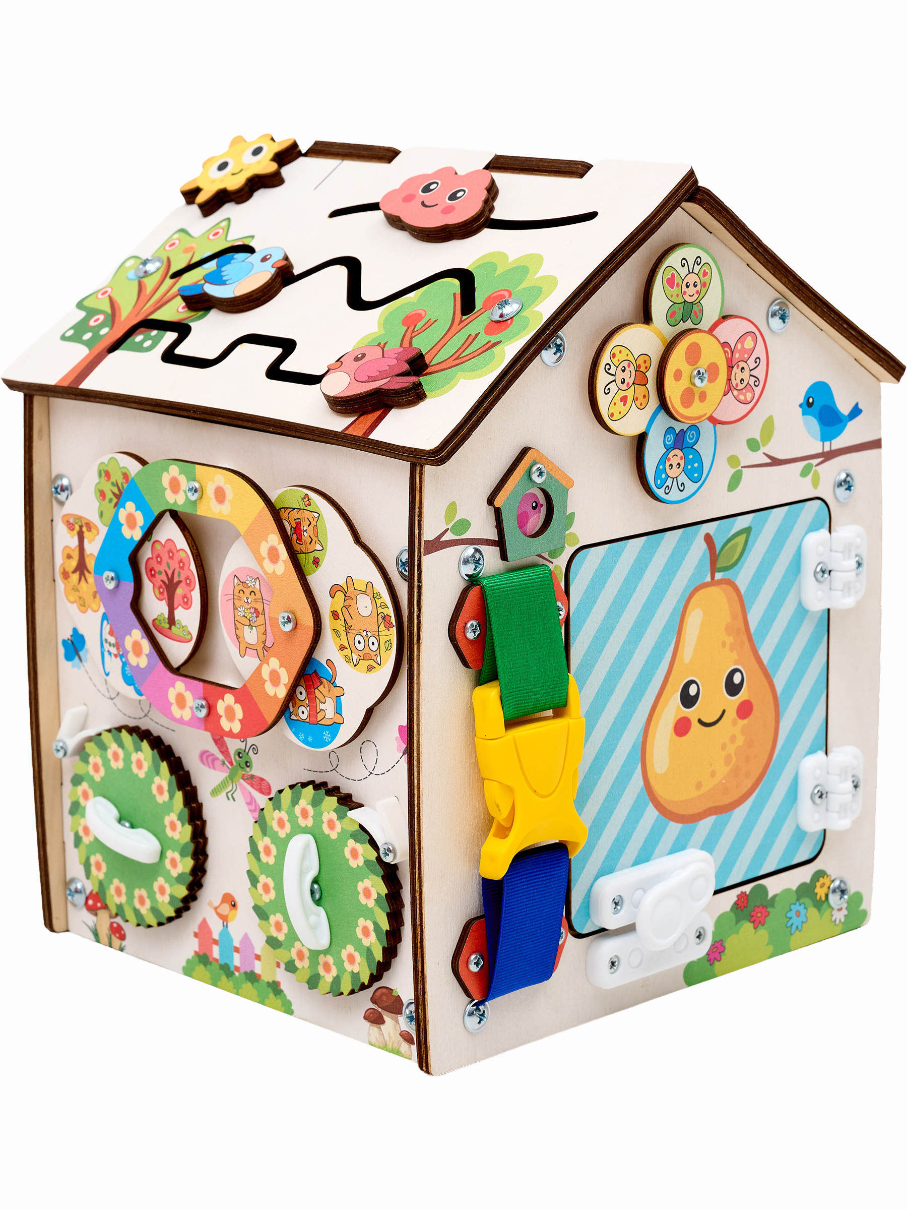 Игрушка Evotoys бизиборд Лето со светом - фото 22