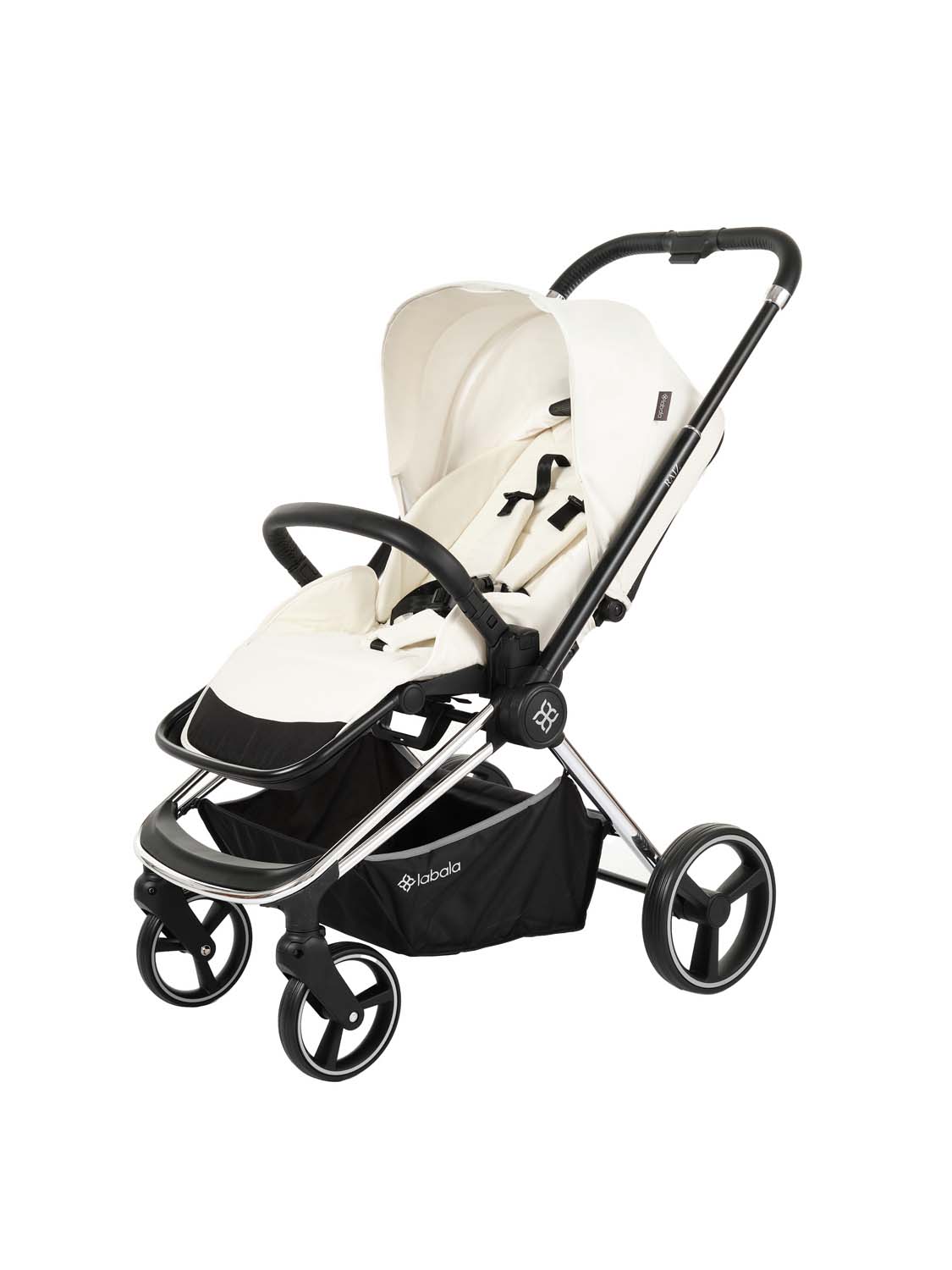 Коляска 2в1 Labala Raiz white - фото 18