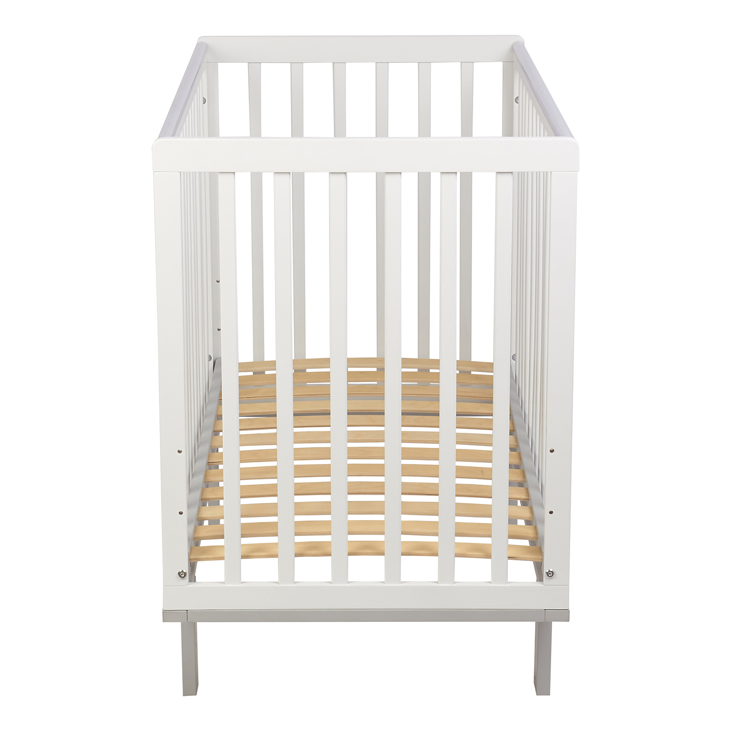 Детская кроватка Polini kids прямоугольная, (серый, белый) - фото 7