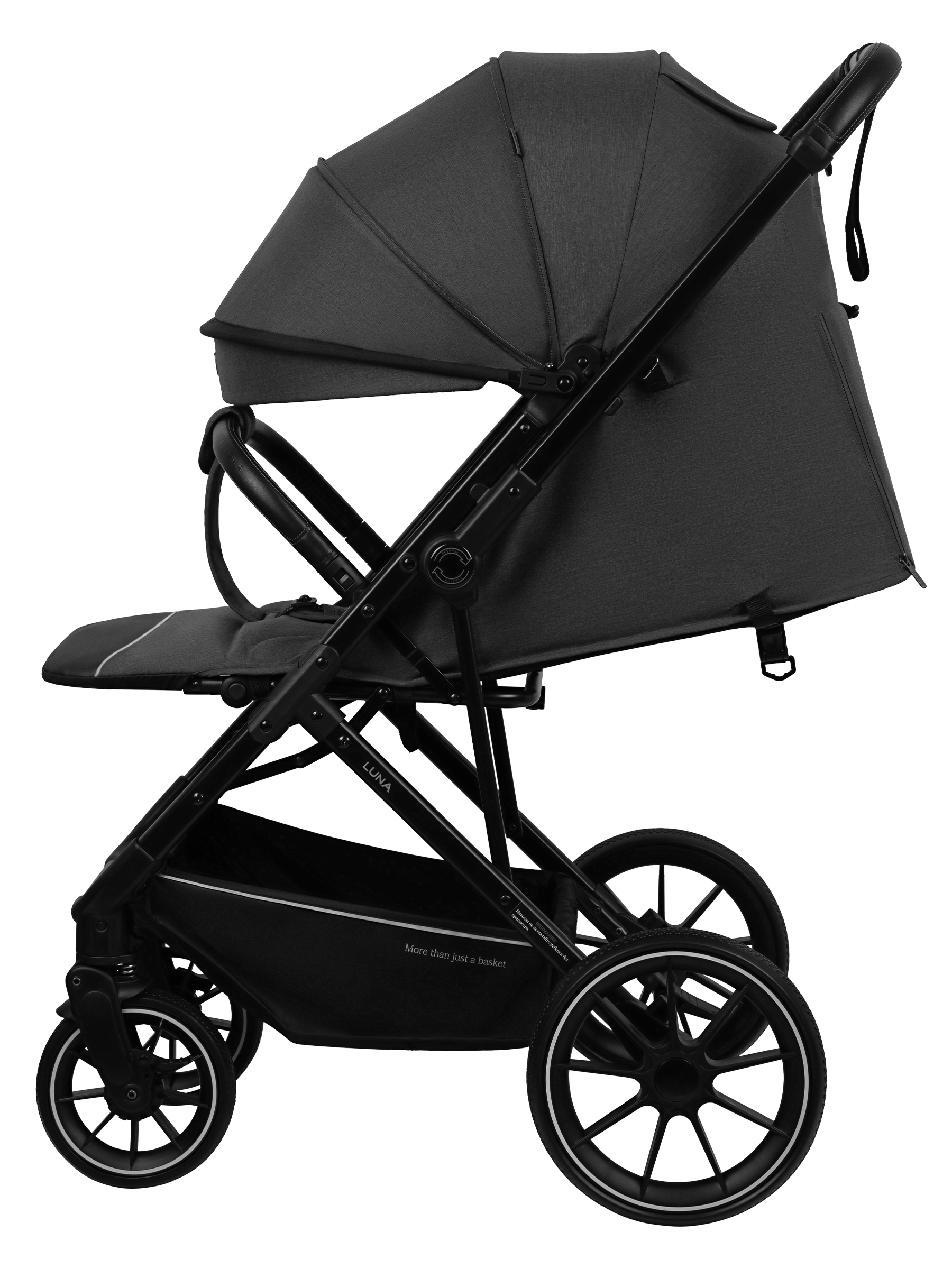 Коляска прогулочная JOVOLA LUNA серый - фото 8