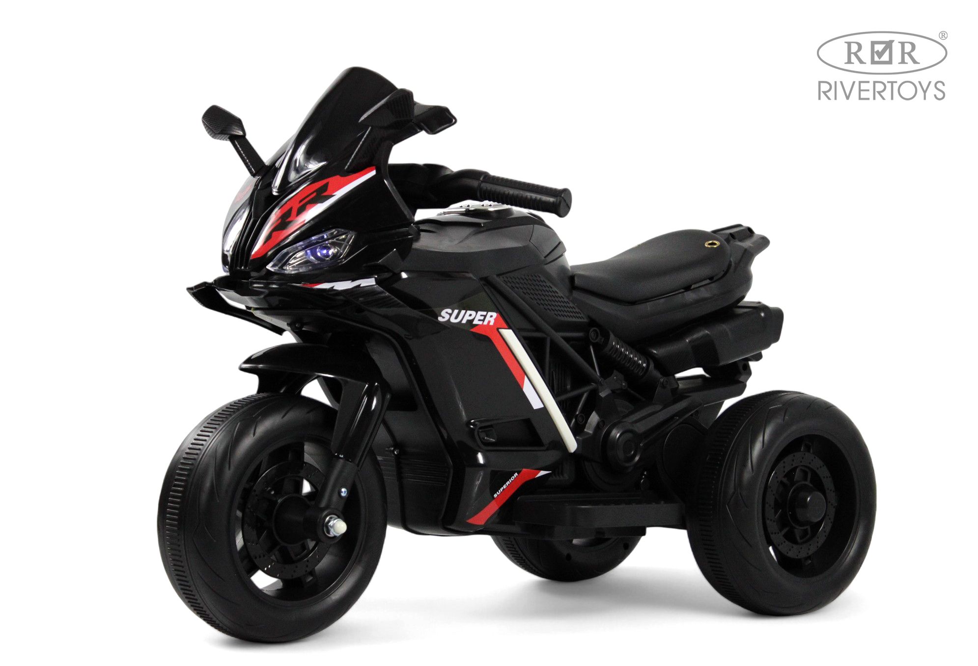 Электромобиль RIVERTOYS K002PX-A-BLACK - фото 4