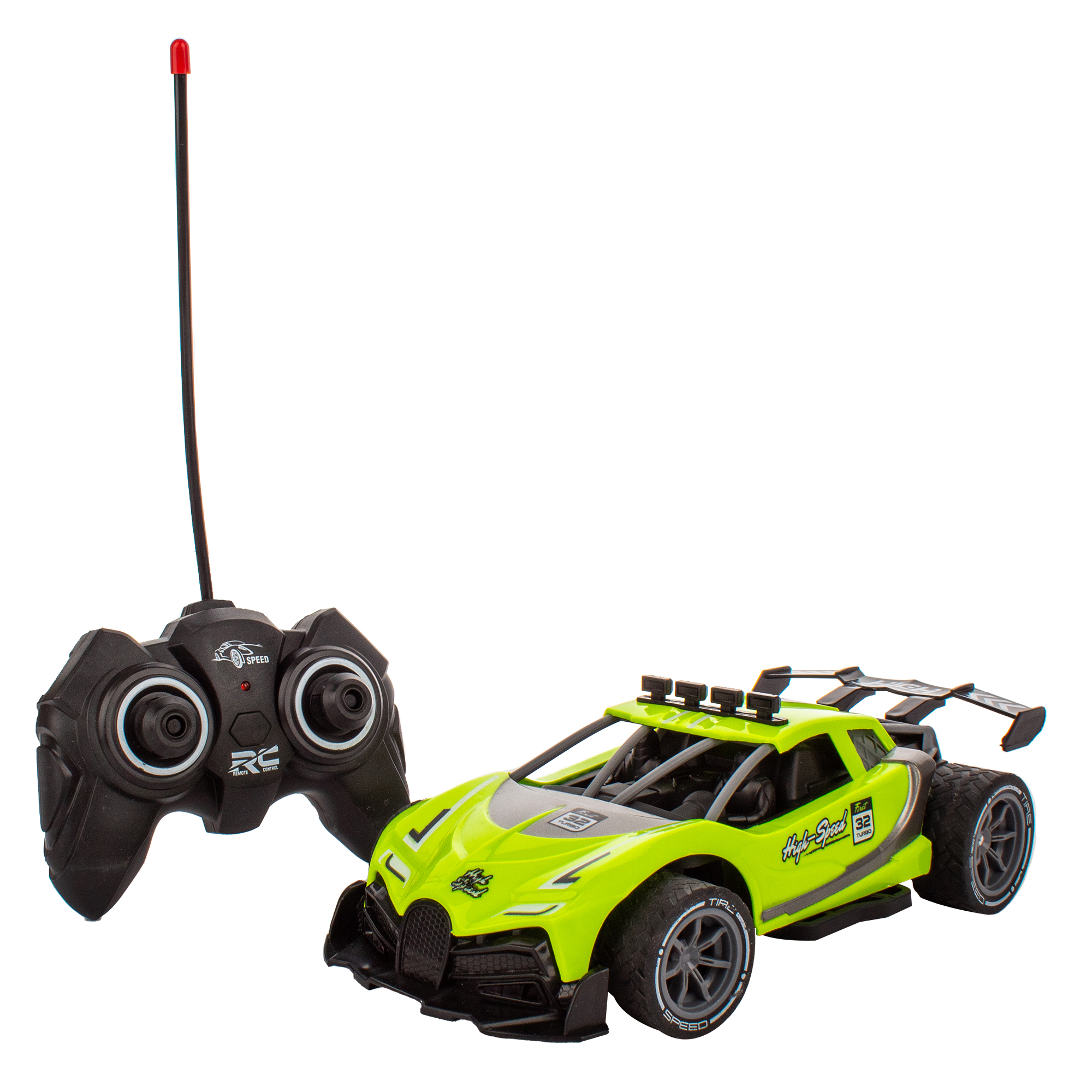 Автомобиль РУ KiddieDrive Sport Racer р/у зеленый - фото 1