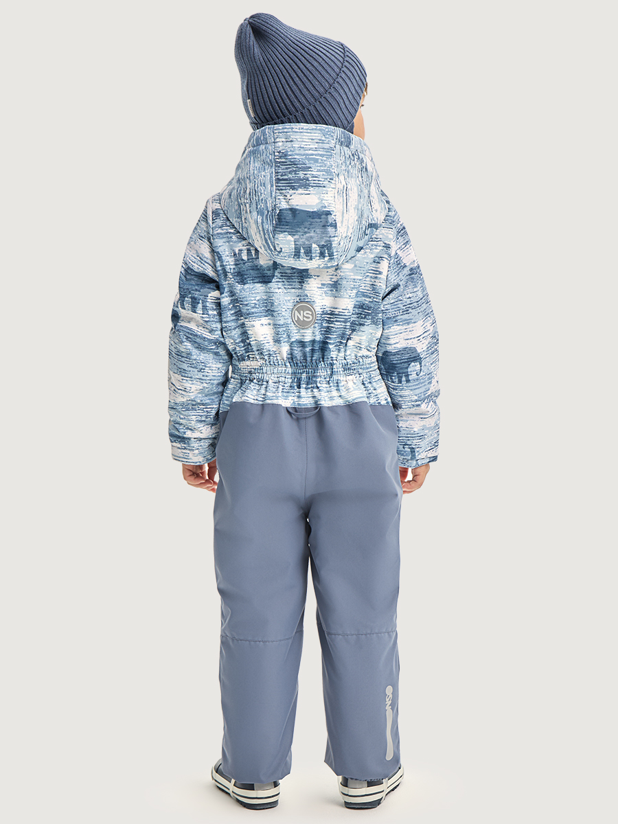 Комбинезон NIKASTYLE 8м1326 деним/серый - фото 2
