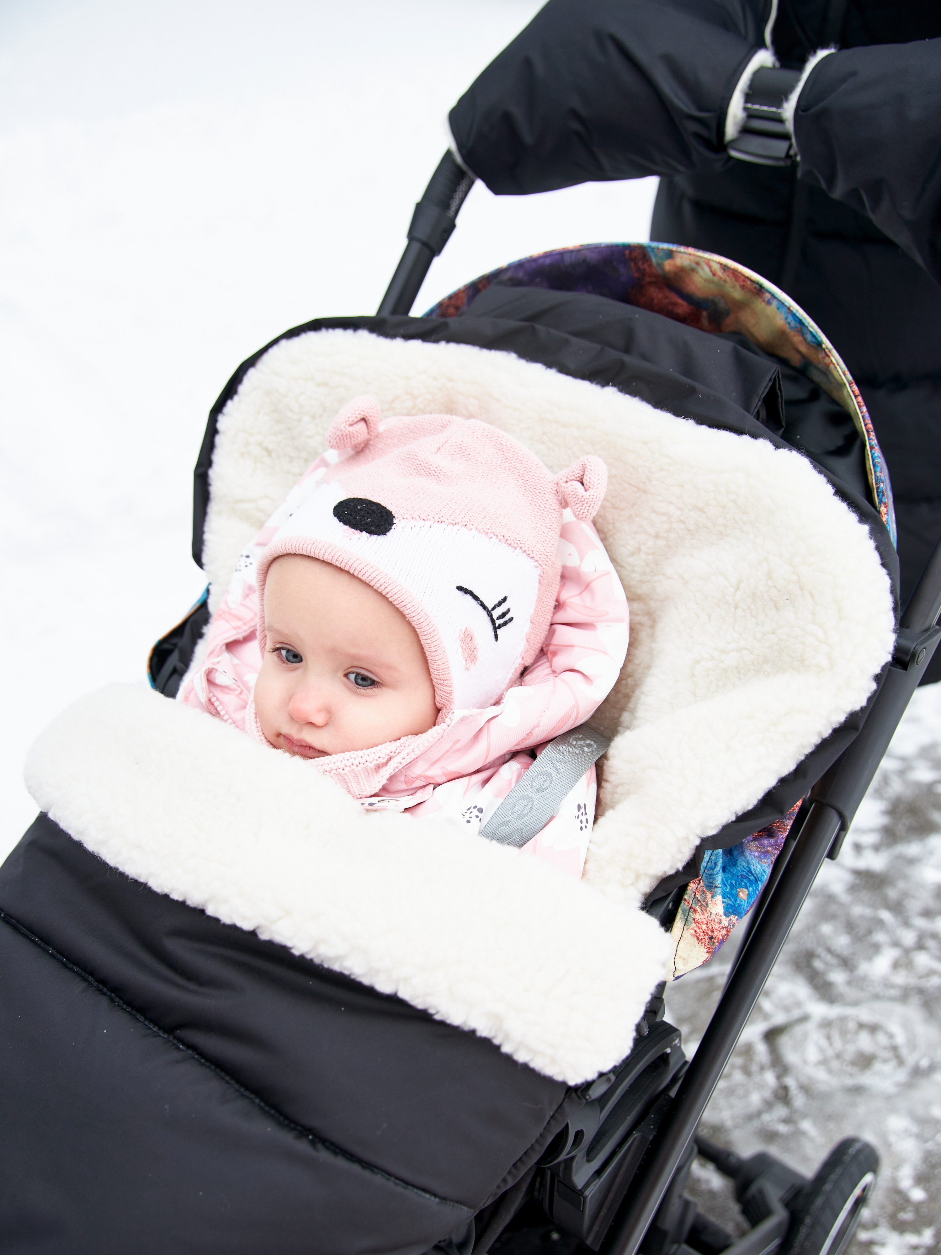 Конверт в коляску Осьминожка Трансформер черный - фото 9