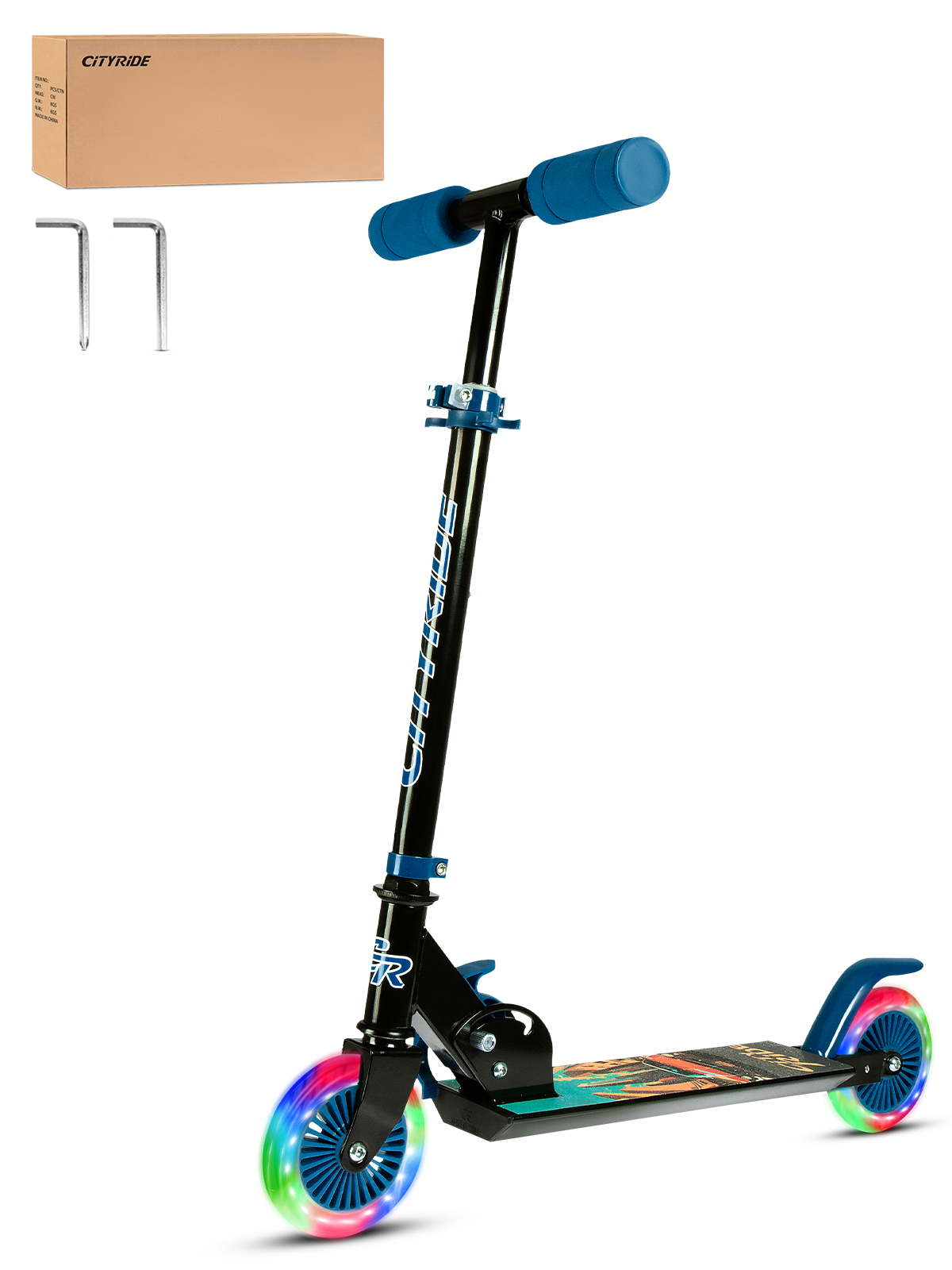 Самокат CITYRIDE двухколесный - фото 12