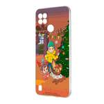 Силиконовый чехол Mcover для смартфона Realme C21y C25y Союзмультфильм Подготовка к празднику