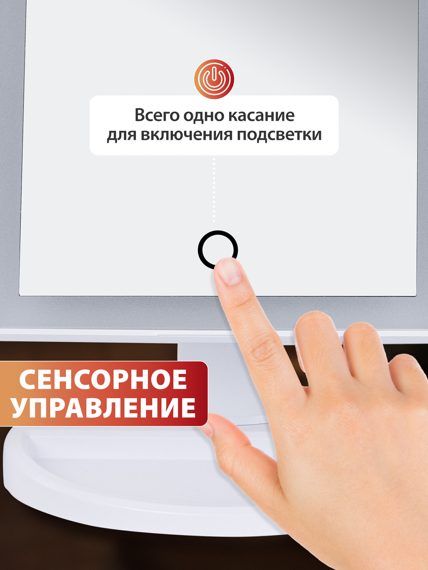 Зеркало Brabix настольное - фото 5