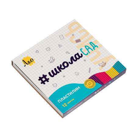 Пластилин Лео 12 цв.