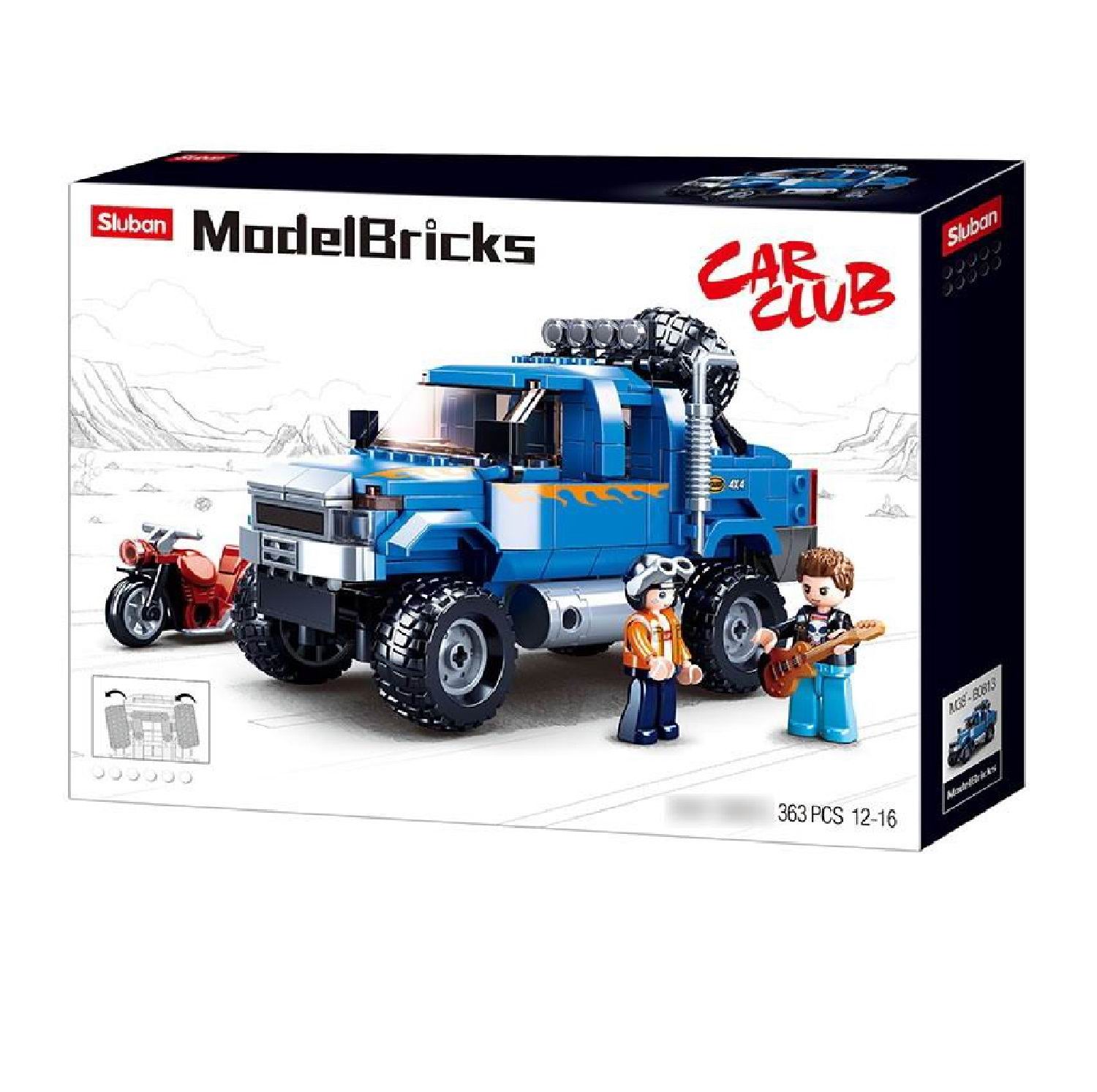 Конструктор SLUBAN Model Brick внедорожник - фото 1