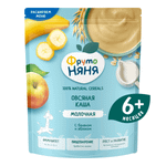 Каша молочная ФрутоНяня овсяная банан яблоко 190г