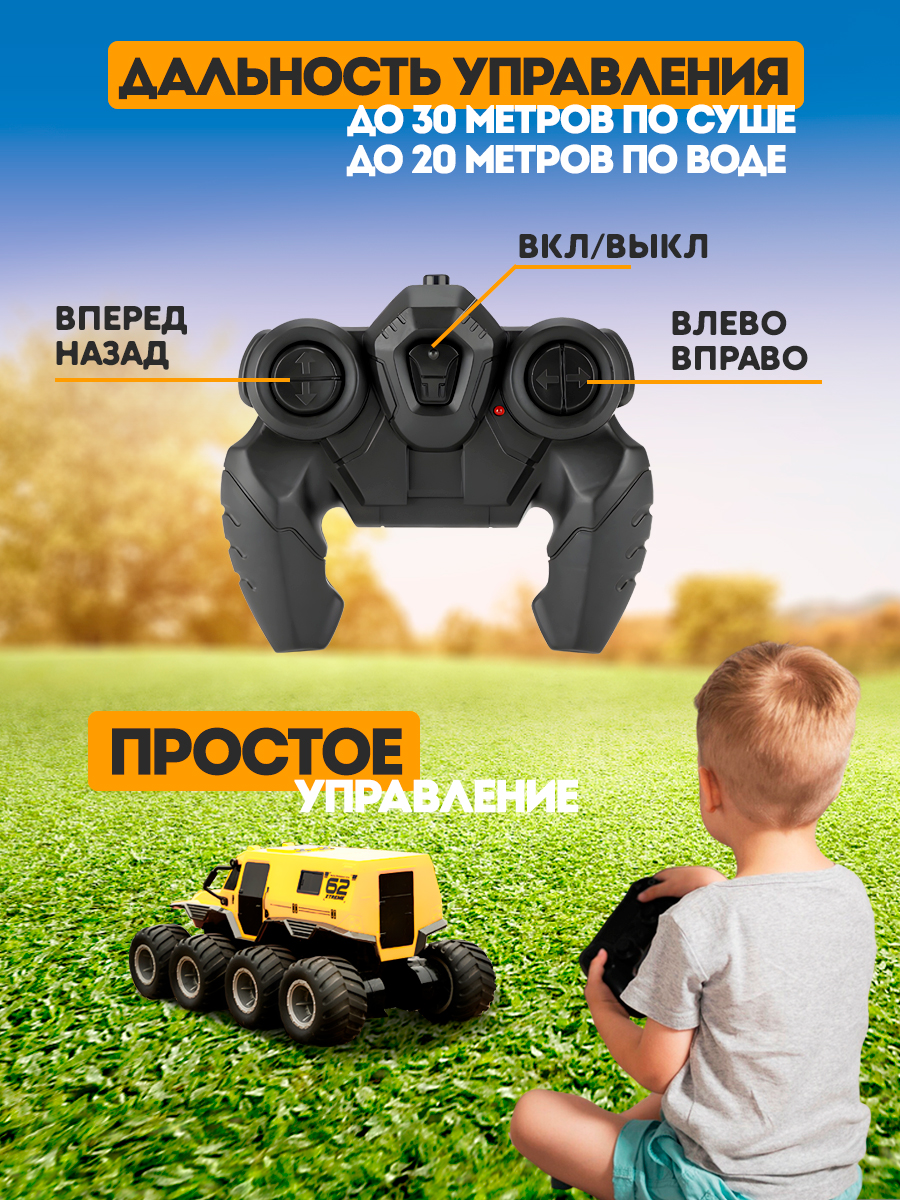 Внедорожник РУ ToviWish Шаман 8*8 1:16 - фото 9