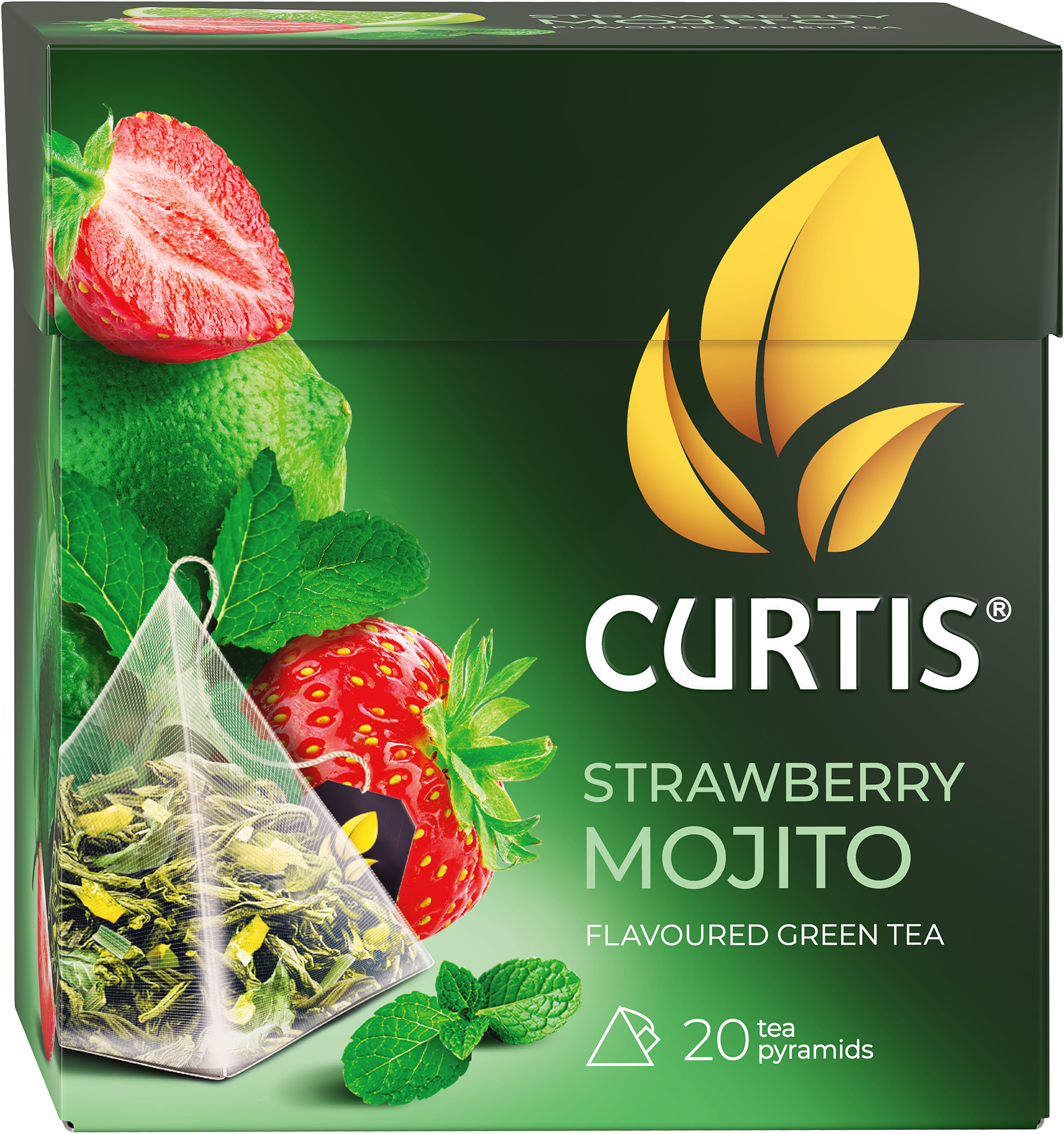 Чай в пирамидках Curtis Strawberry Mojito - фото 5
