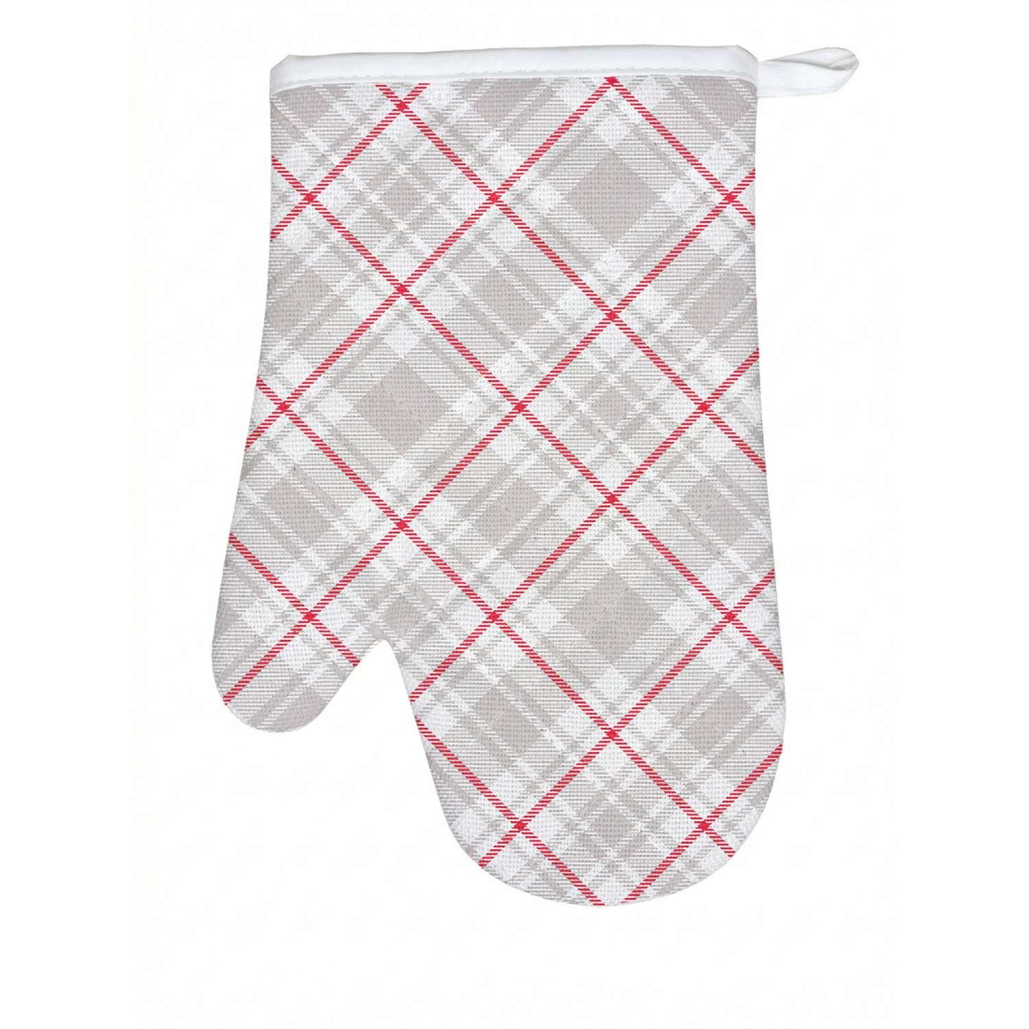 Рукавица Русский дом серый 18*28см - фото 1