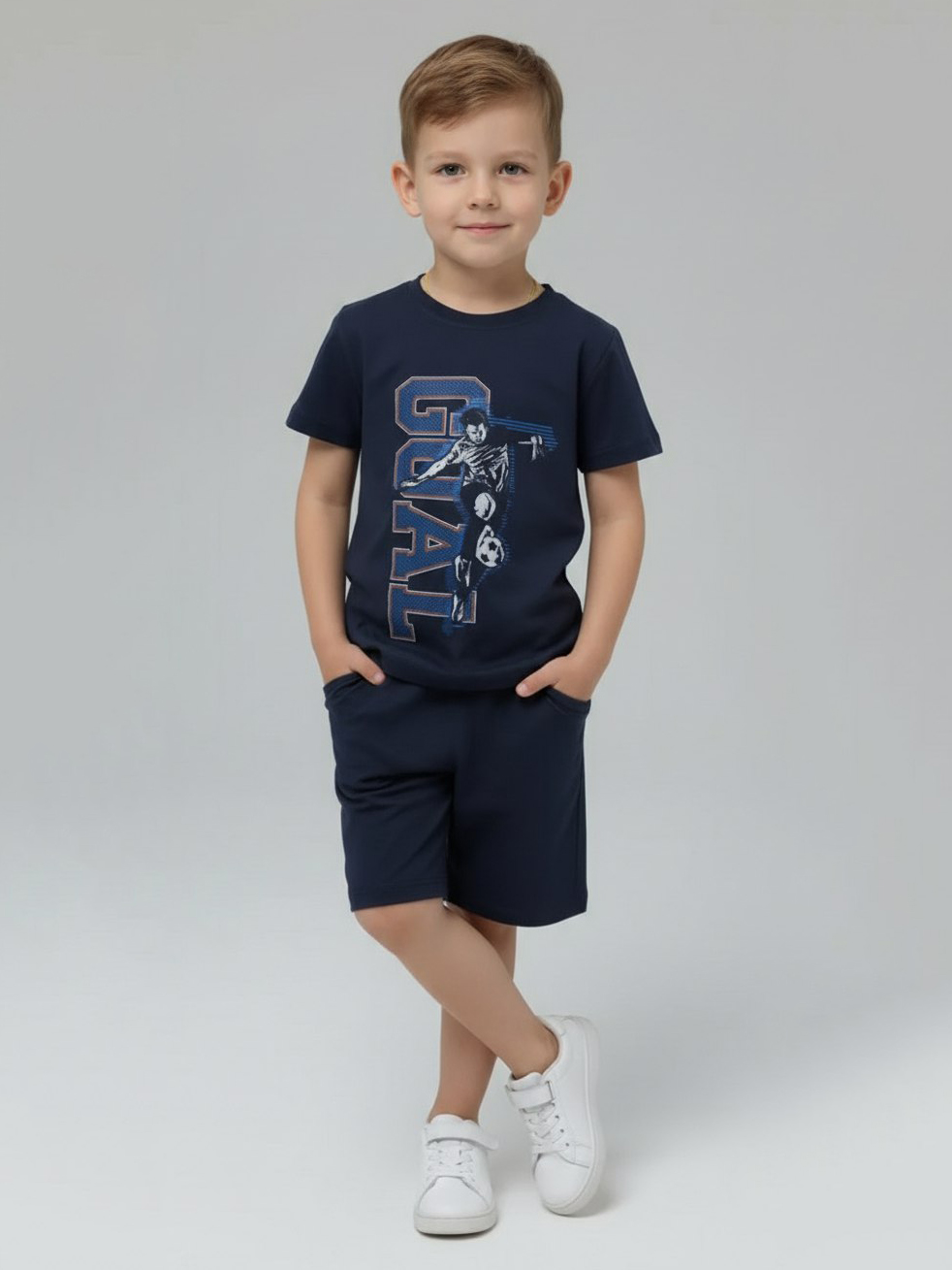 Футболка и шорты VGtrikotazh d2628 - фото 2