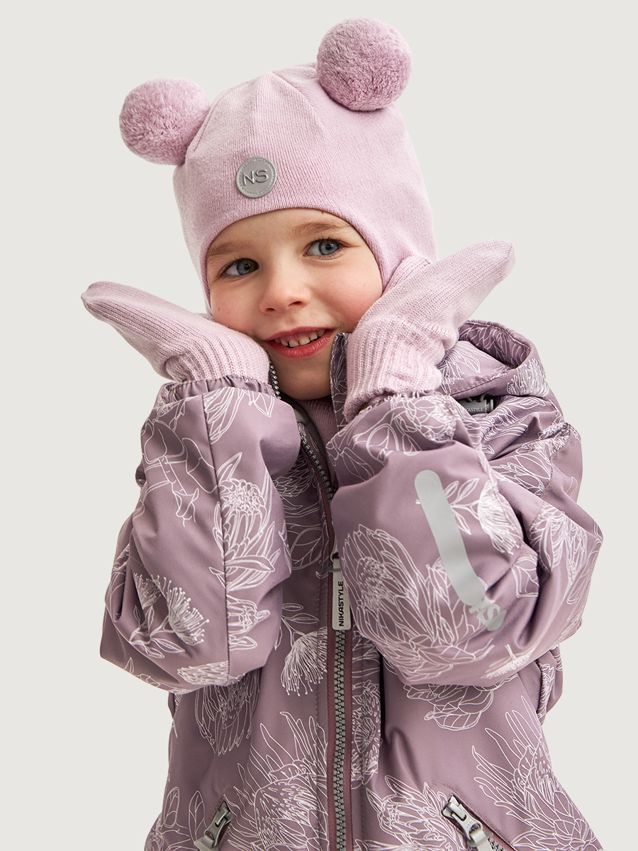 Шапка NIKASTYLE 10м10025 пудра - фото 3