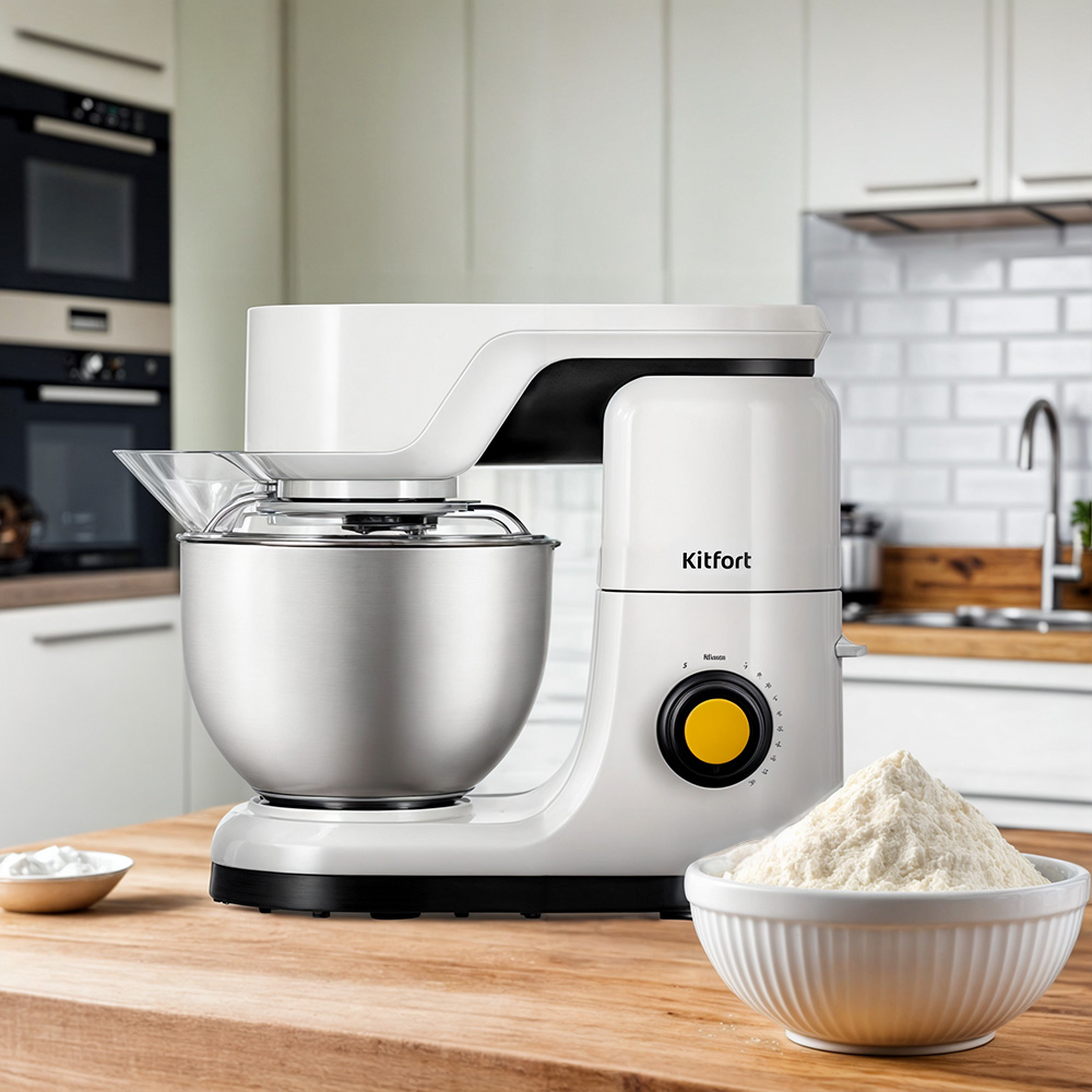 Цельнометаллический планетарный миксер KITFORT КТ-3442 - фото 2