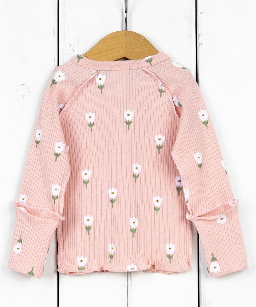 Распашонка Baby boom Р13/10-К Белые тюльпаны - фото 5