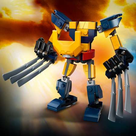 Конструктор LEGO Marvel Super Heroes Wolverine Mech Armor блочный