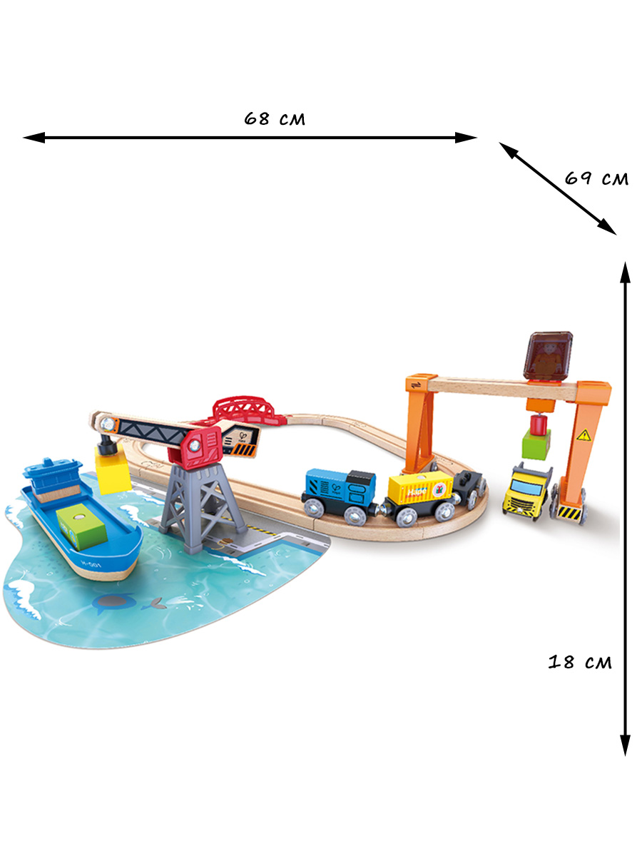 Набор железнодорожный Hape E3791_HP - фото 9