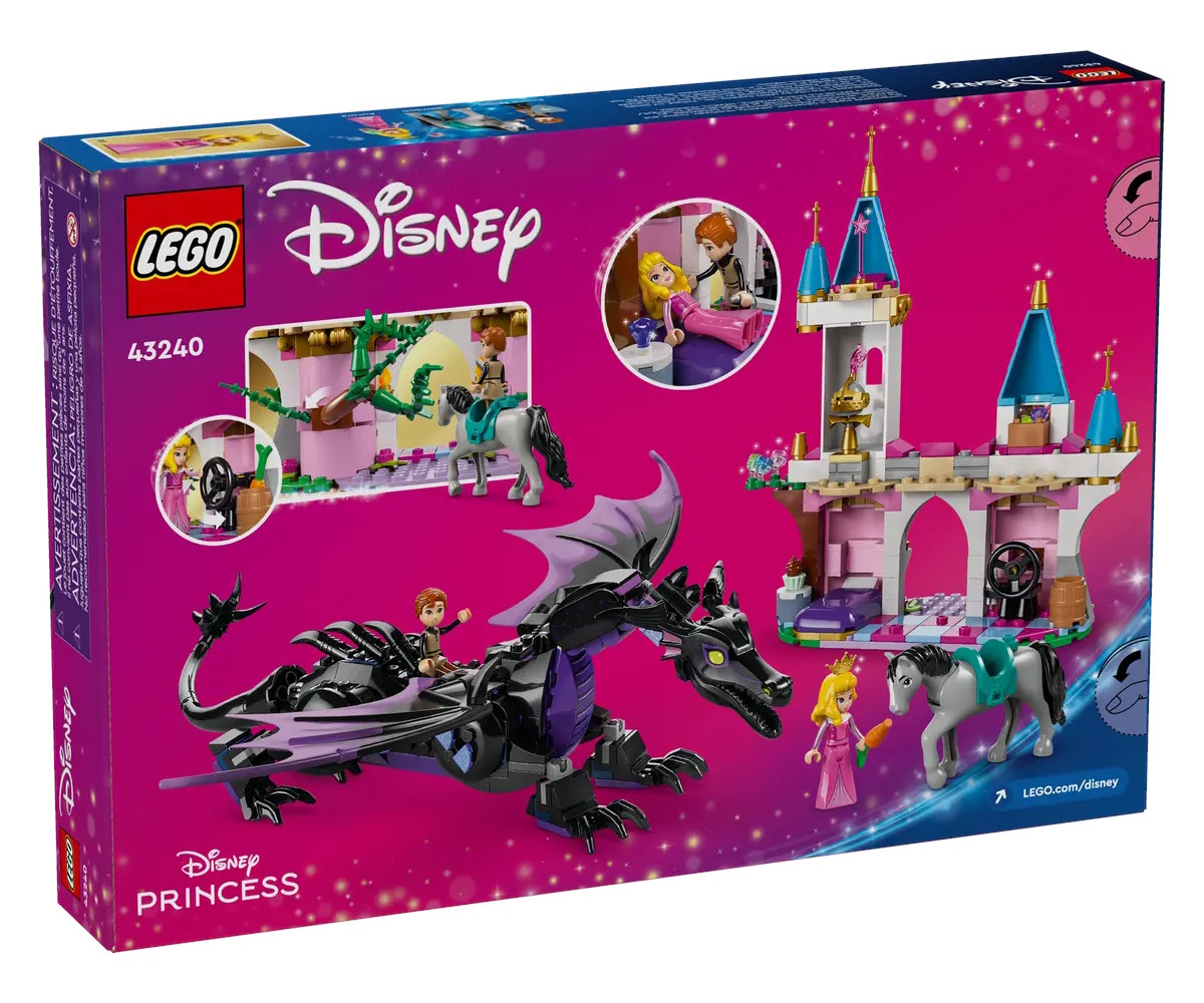 Конструктор LEGO Disney Princess Форма дракона Малефисенты блочный - фото 7