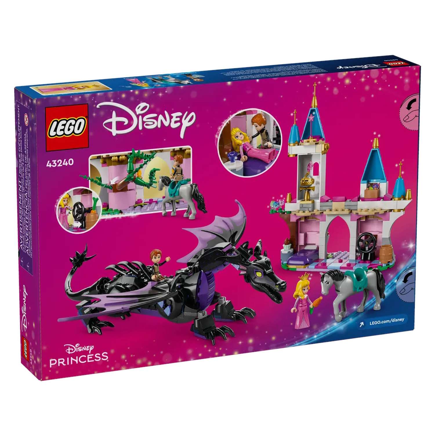 Конструктор LEGO Disney Princess Форма дракона Малефисенты 583 дет. - фото 7