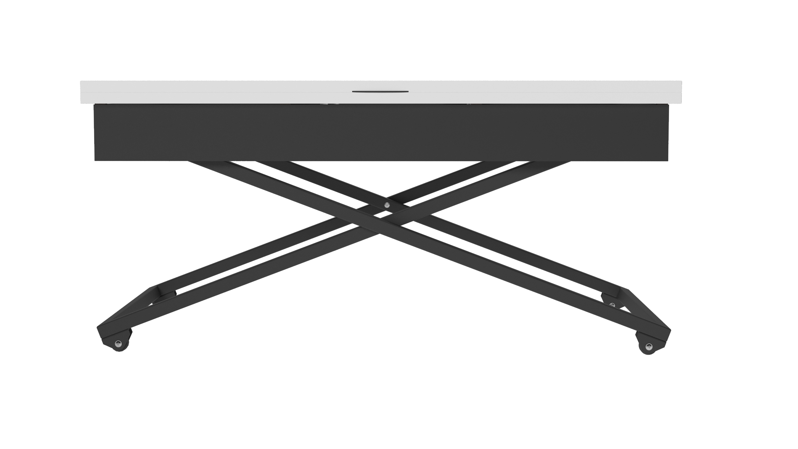 Стол-трансформер КАЛИФОРНИЯ МЕБЕЛЬ Андрэ Loft ЛДСП Белый Черный - фото 13