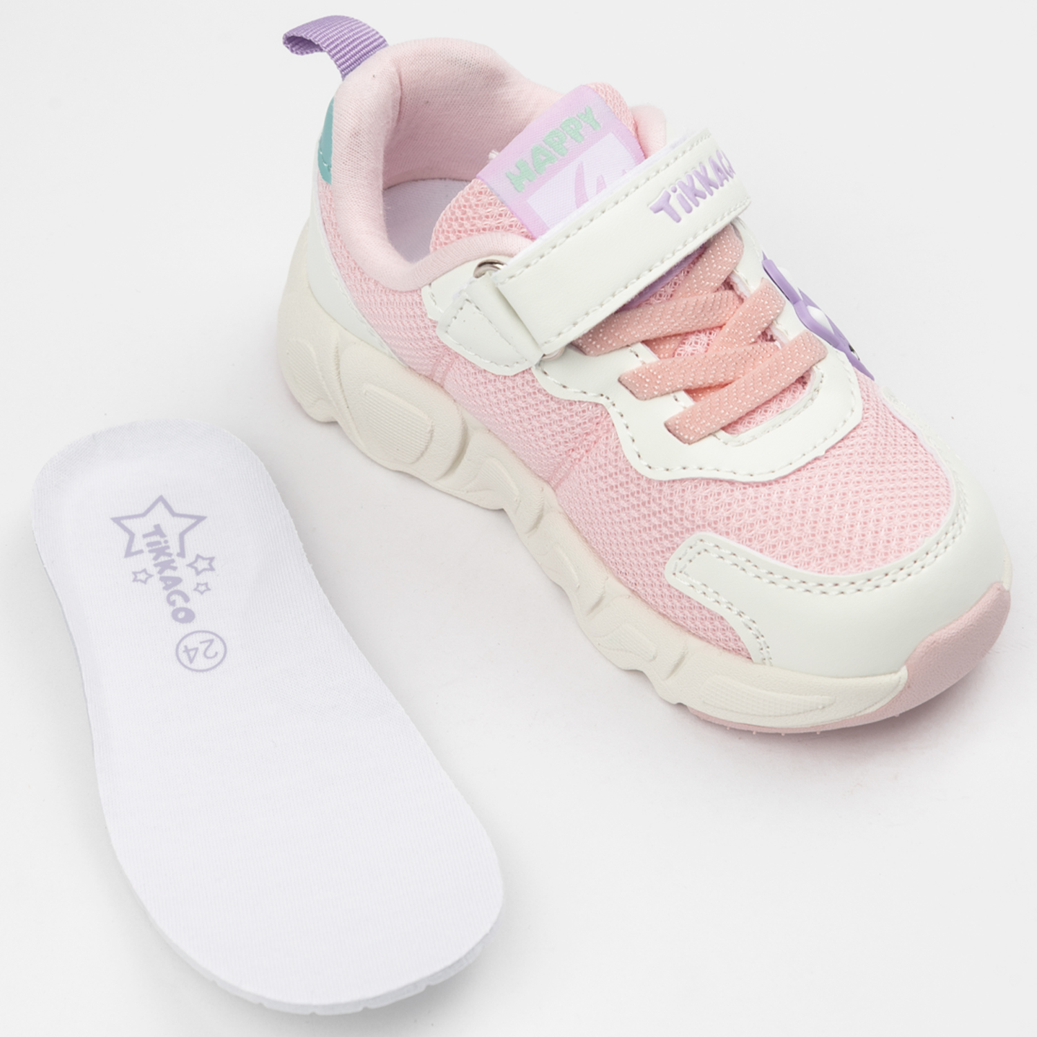 Кроссовки TikkaGo 4E01_2574_white-pink - фото 4