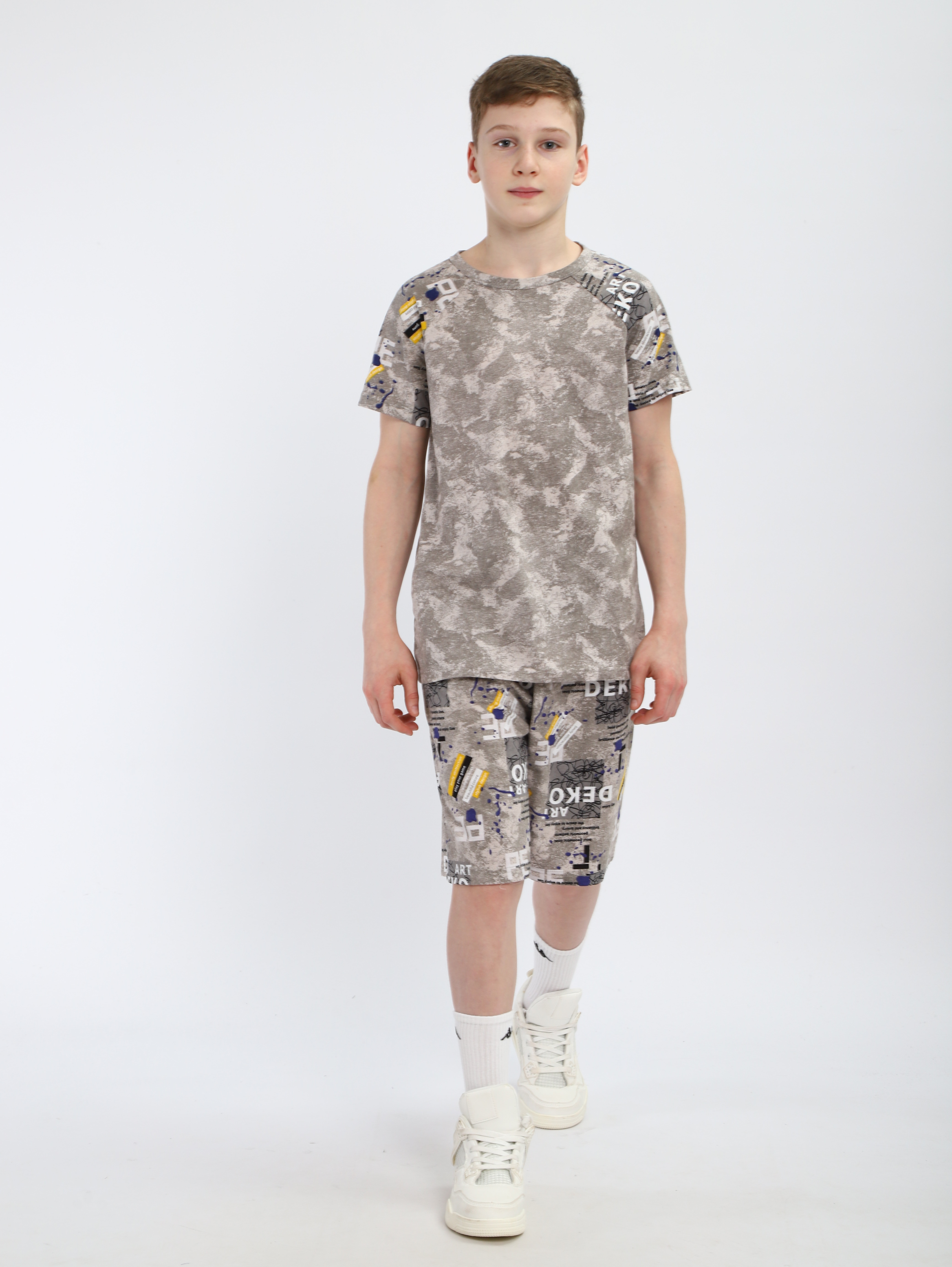 Костюм ЛАДОШКИ Комплект Андрей светло-серый - фото 3