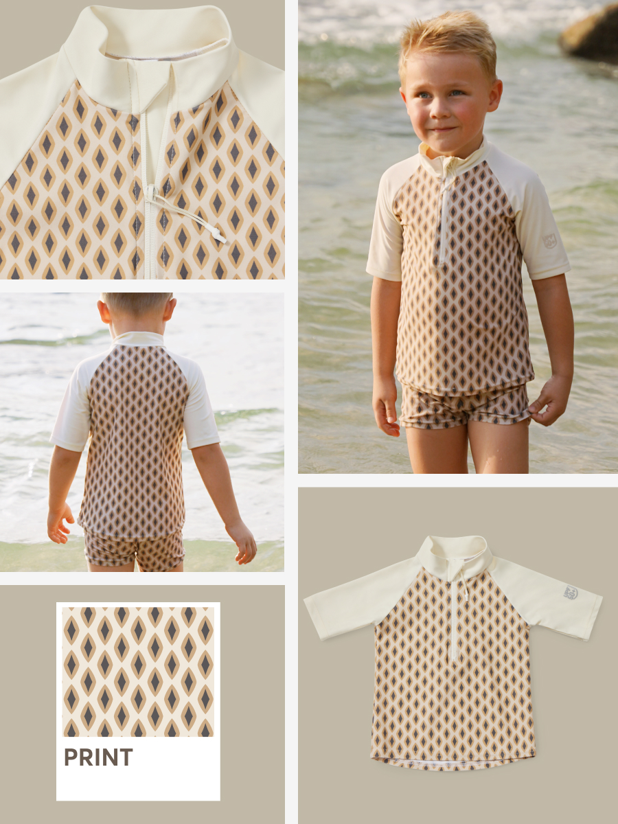 Футболка Happy Baby 50661_speckling-beige - фото 2
