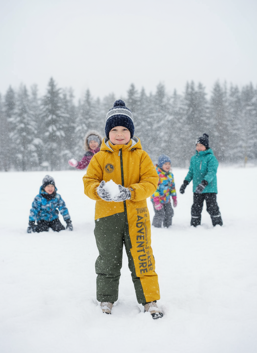 Комбинезон Arctic kids 30-038 хаки - фото 2