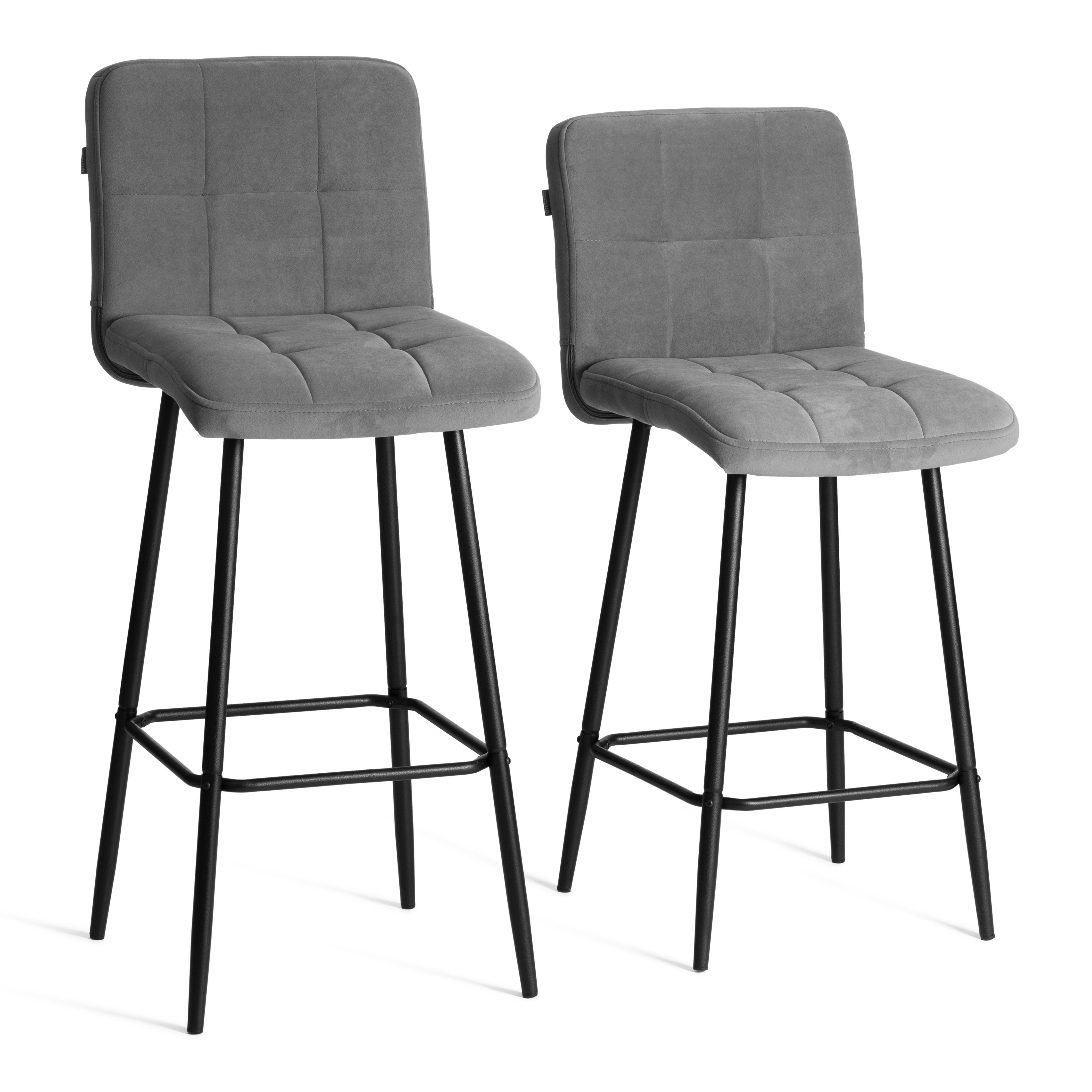 Стул TETCHAIR Medeo велюр серый - фото 15