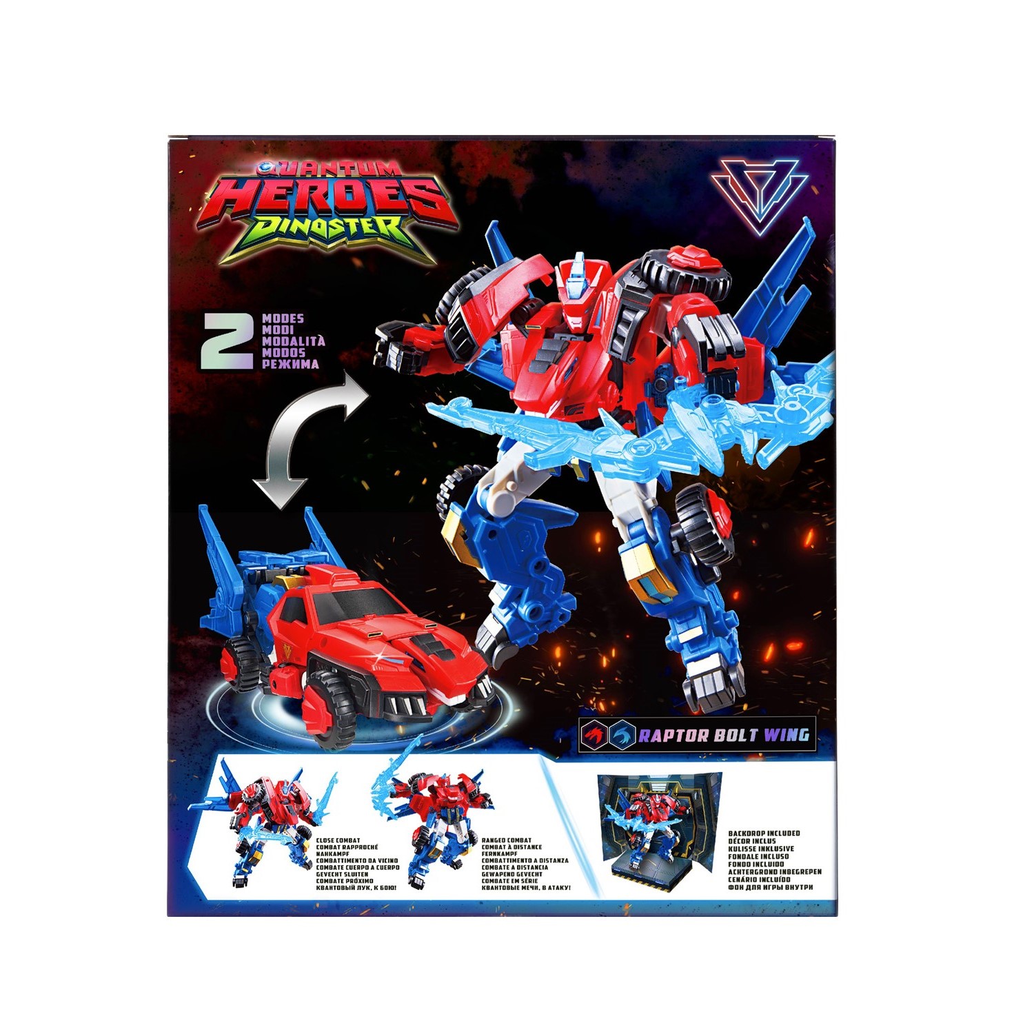 Игровой набор Dinoster Раптор Болт Винг 2-в-1 - фото 4
