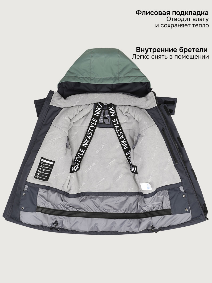 Костюм NIKASTYLE 7з5525 полынь/черный - фото 5