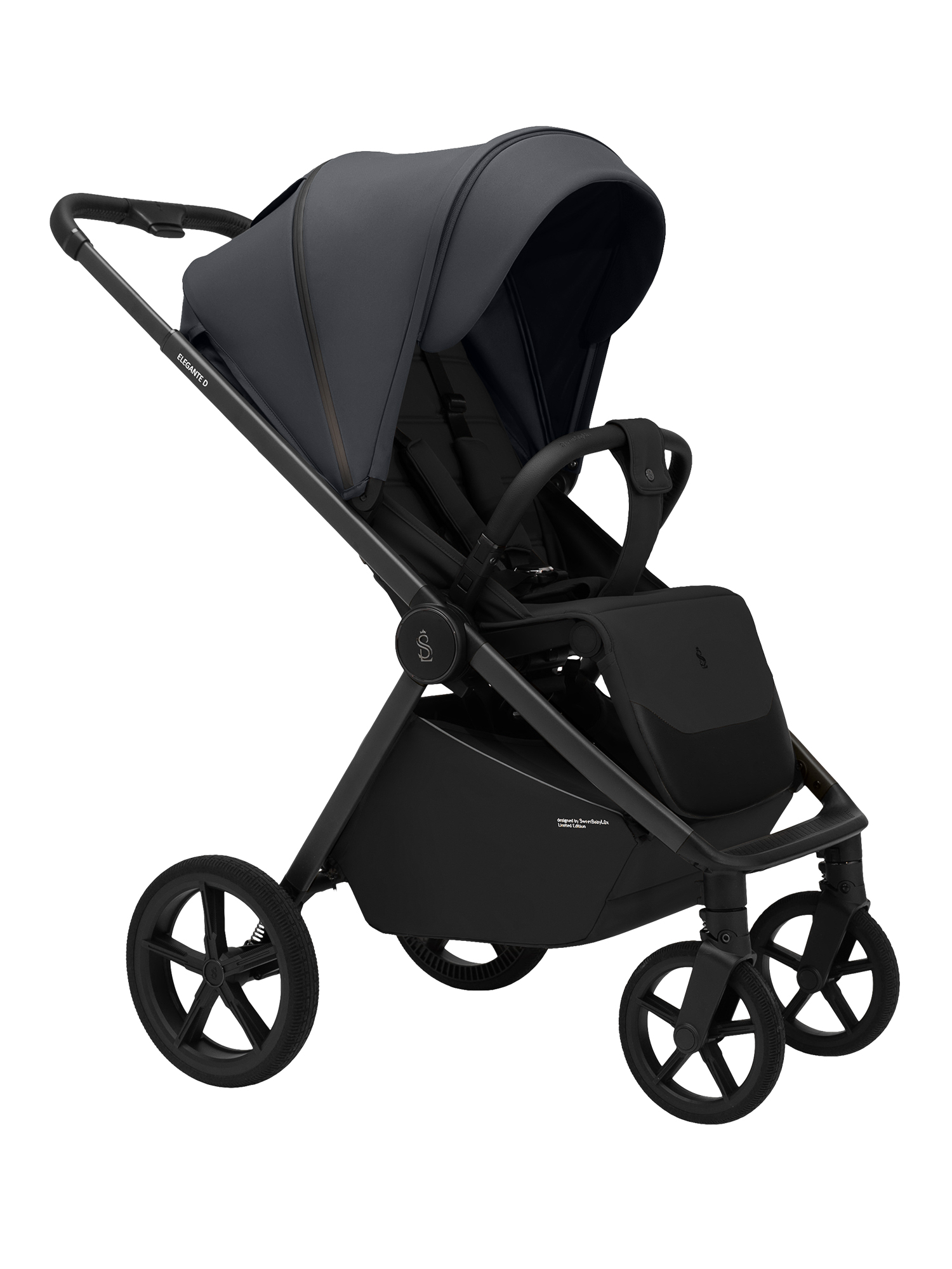 Коляска прогулочная Sweet Baby Elegante D Dark Grey серый - фото 23