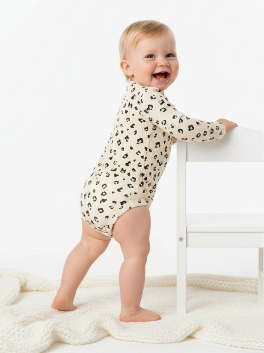 Боди Linas baby 1987-9_Бежевый - фото 4