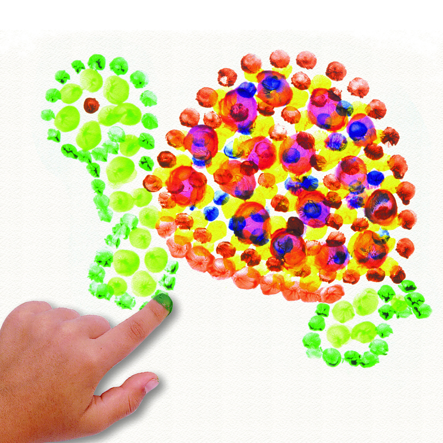 Краски пальчиковые Jovi 5 цв. - фото 4