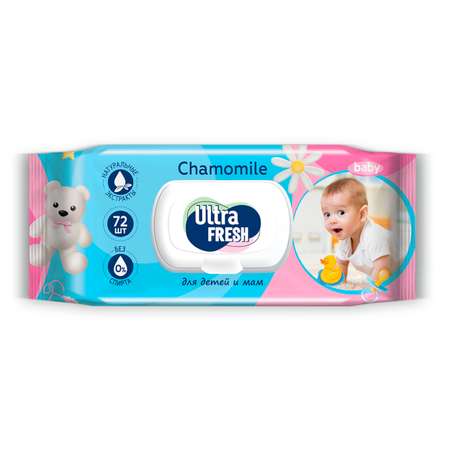 Влажные салфетки Ultra Fresh 72 шт.