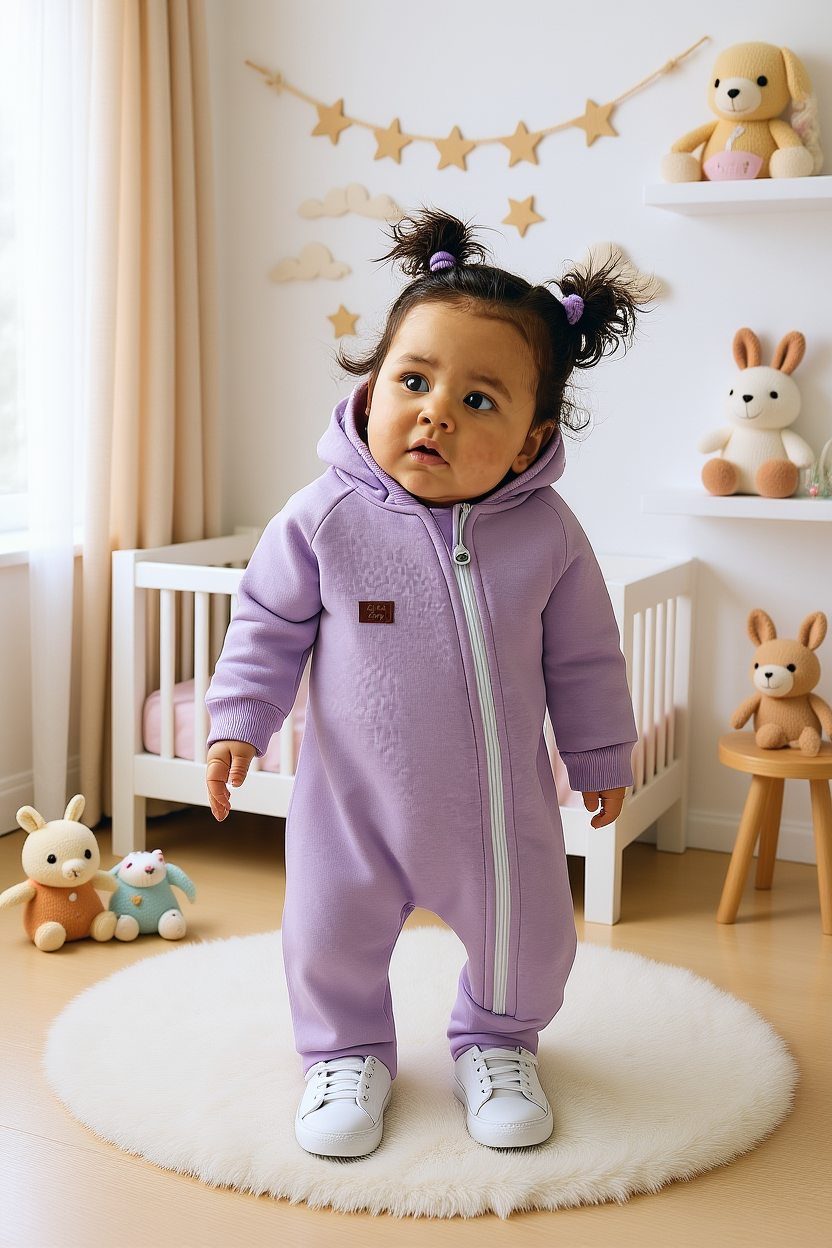 Комбинезон Stylish Baby Комб-02 сиреневый - фото 1