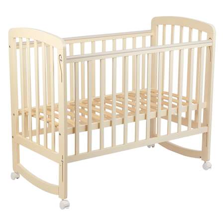 Детская кроватка Polini kids прямоугольная, (бежевый)