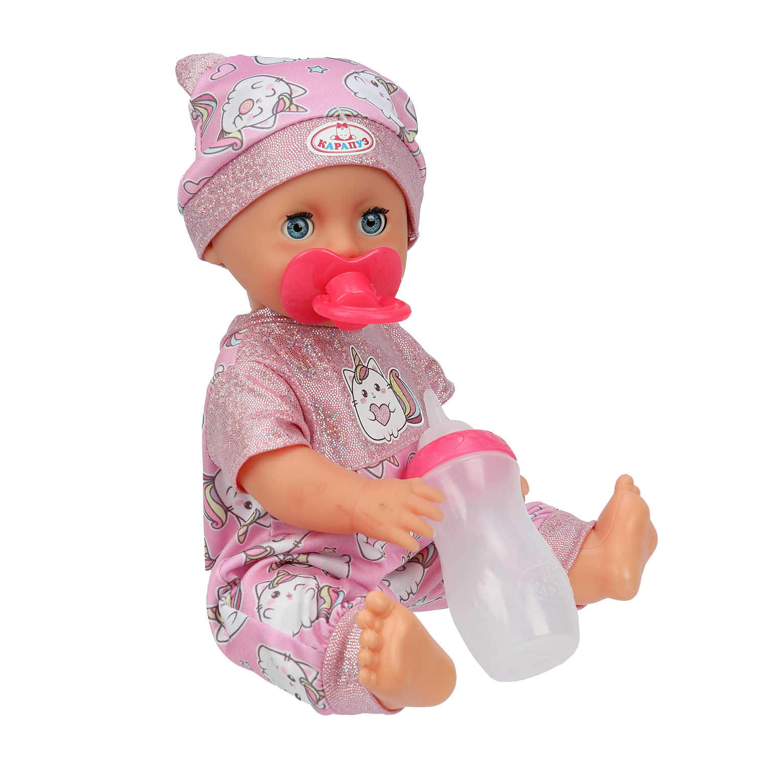 Кукла пупс Карапуз высота 25 см 390846 - фото 5