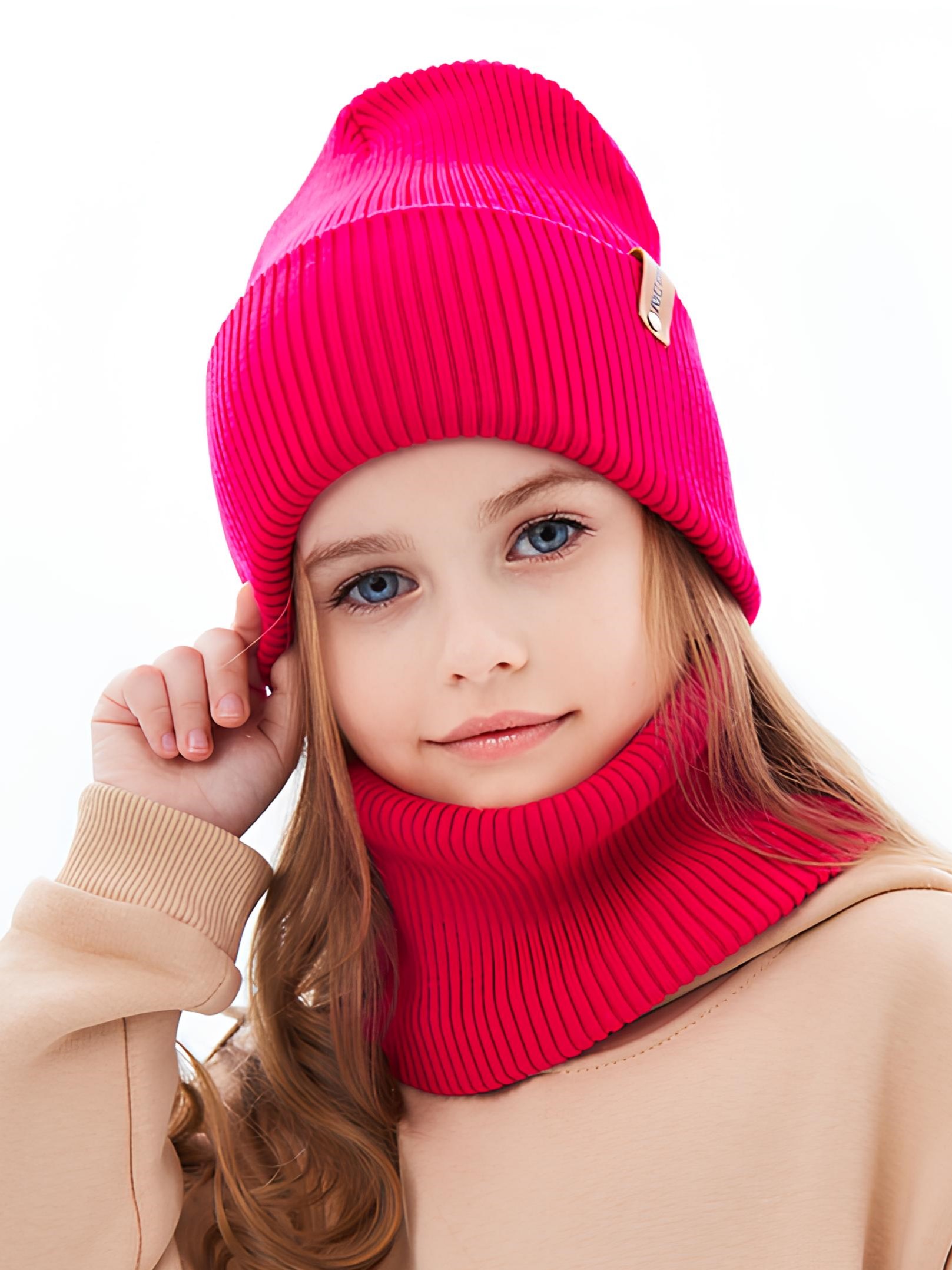 Шапка и снуд KUBRIO KU-H-52-lopata-rasp - фото 1