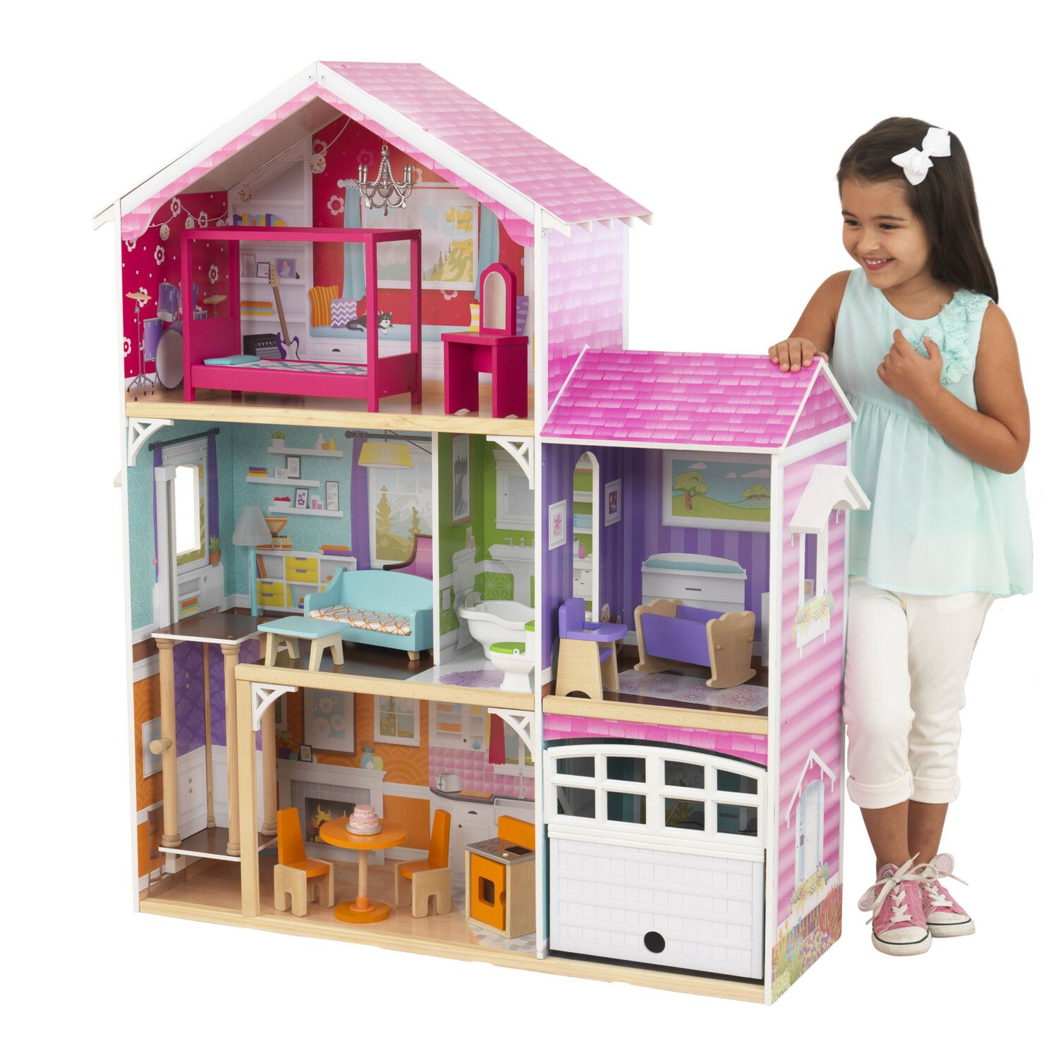Домик для кукол KidKraft с мебелью 65943_KE - фото 8