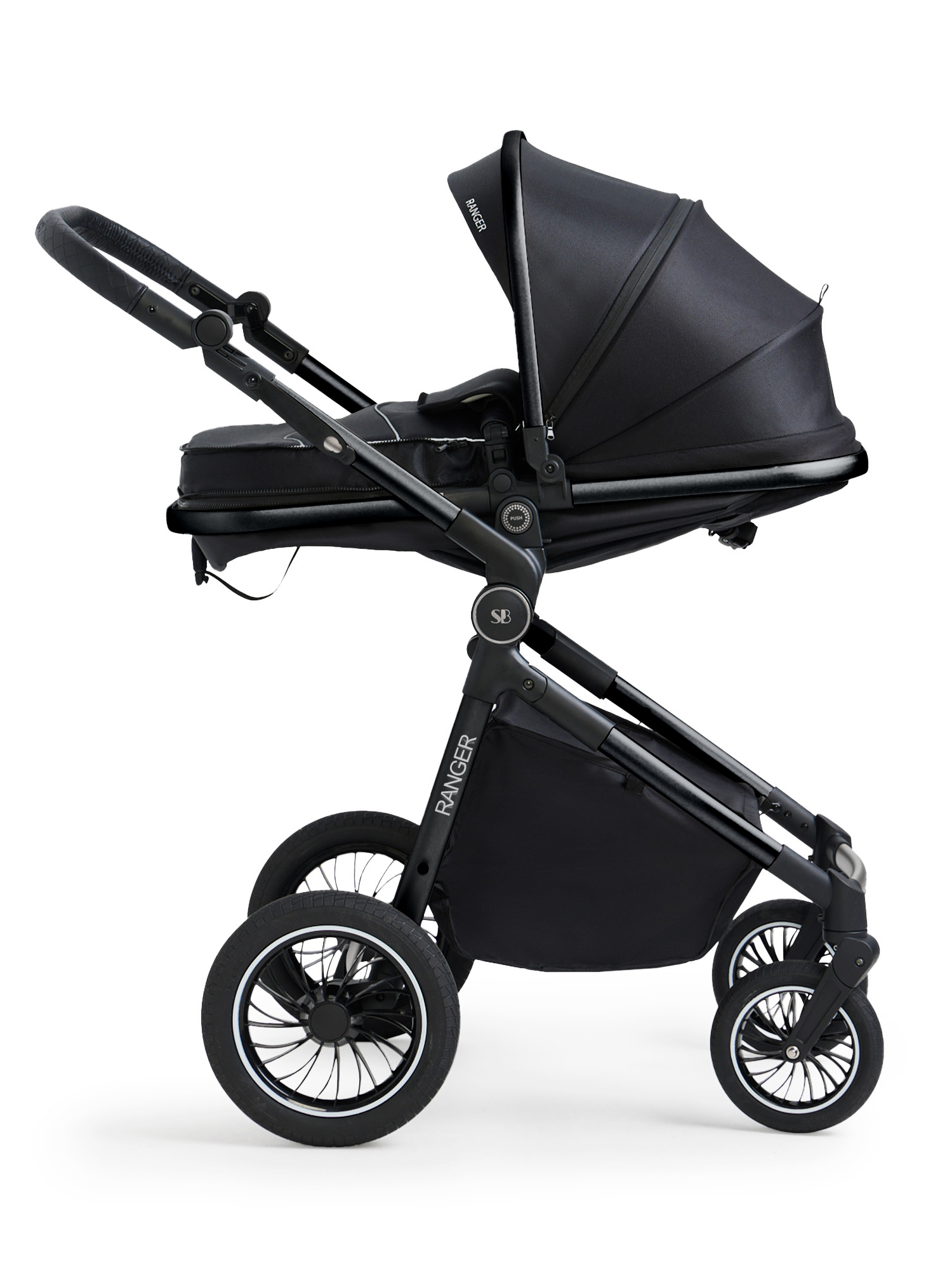 Коляска 3в1 Sweet Baby Ranger Neo Black Glossy черный - фото 16