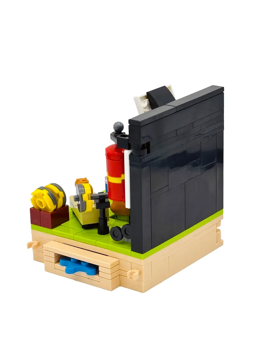 Конструктор Cubion Капибара спортсмен 193 дет. - фото 17