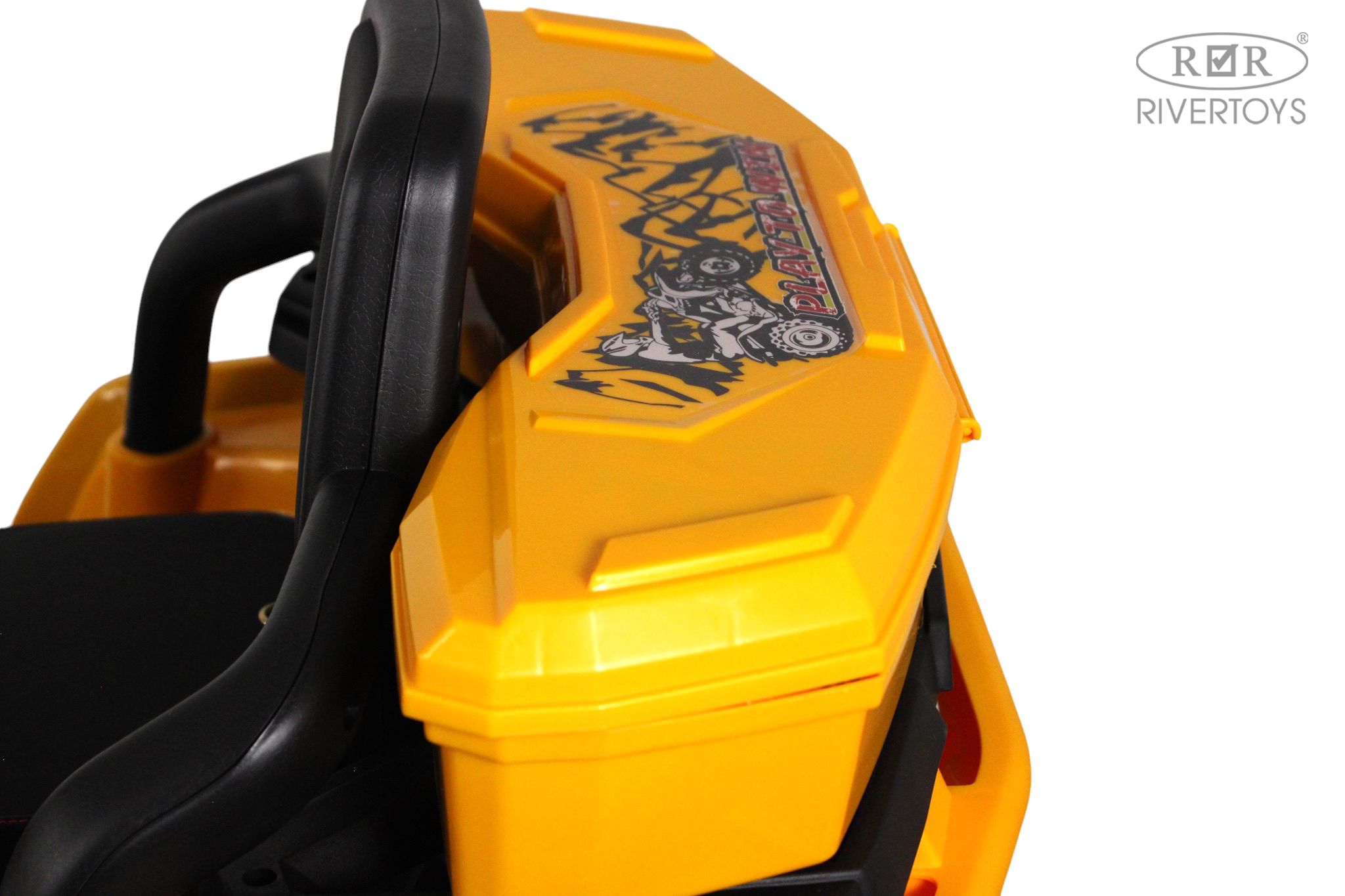 Электромобиль RIVERTOYS Z111ZZ-NEW-YELLOW С пультом ДУ - фото 9