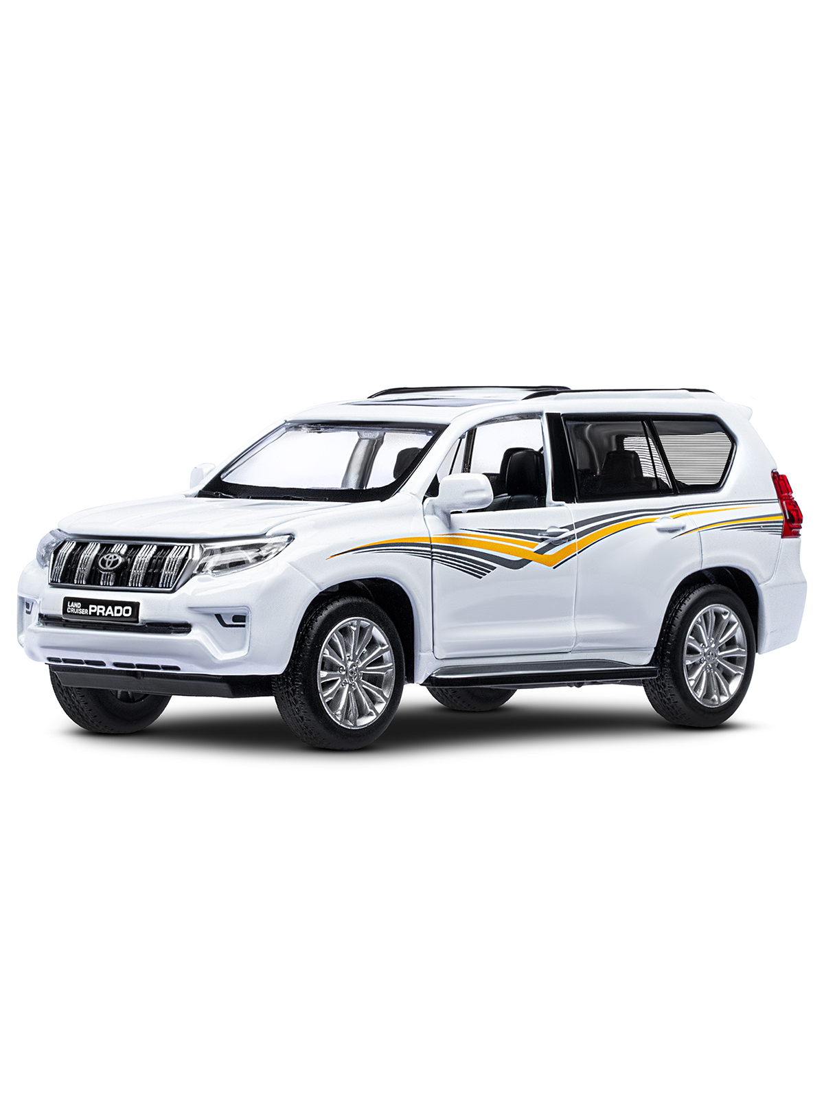 Внедорожник АВТОпанорама Toyota Land Cruiser Prado 1:32 JB1251319 - фото 11