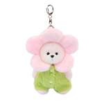 Мягкая игрушка TeddyTales Медведь костюм Цветка брелок